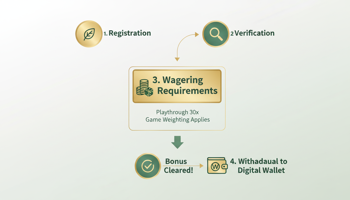 Grafika przedstawiająca mechanizm obrotu bonusem w kasynie