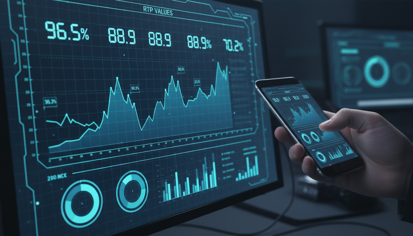 Osoba analizująca wykresy RTP na ekranie komputera